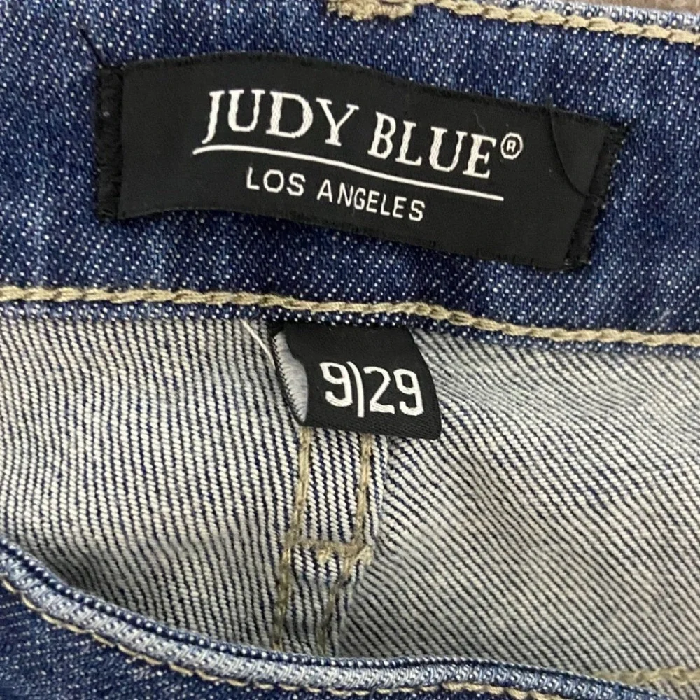 Judy Blue Los Angeles‎ Skinny Fit Distressed Frayed Hem Preppy Grunge Jeans 9/29